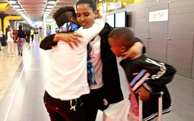 Eritrean minors reunited with mother after eight-year odyssey