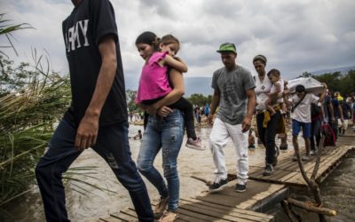 Swollen rivers, mass crowding, add to risks at Venezuela borders