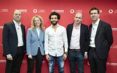 Mohamed Salah joins up with Vodafone Foundation and UNHCR as first Instant Network Schools Ambassador