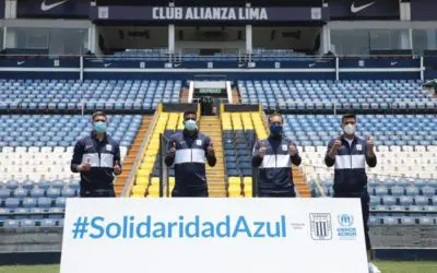 Peruvian football club Alianza Lima partners with UNHCR to support refugees