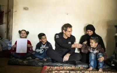 Goodwill Ambassador Ben Stiller: five years with UNHCR