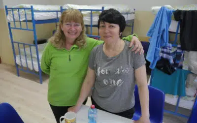 Cloud of uncertainty starts to lift for Ukrainian sisters fleeing war