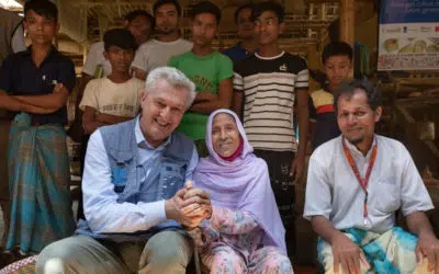 Le chef du HCR appelle à un renforcement de l’aide aux réfugiés rohingyas et à leurs communautés d’accueil au Bangladesh