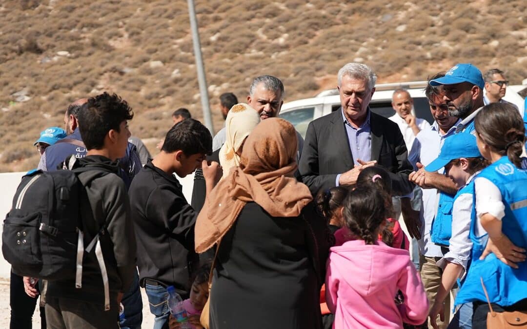 In Syria, UNHCR’s Grandi calls for greater support to those fleeing escalating conflict in Lebanon